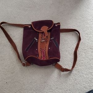 Authentic mini backpack purse
